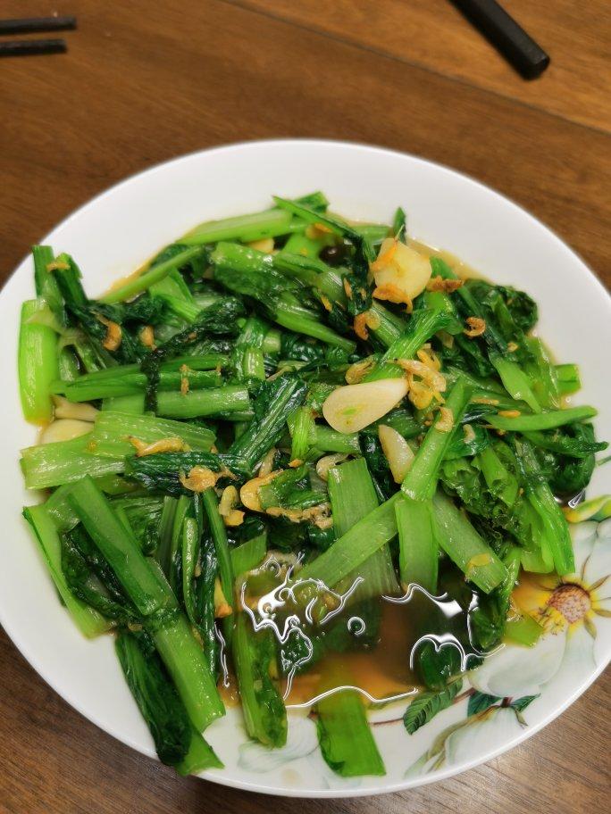超级好吃的虾皮小白菜