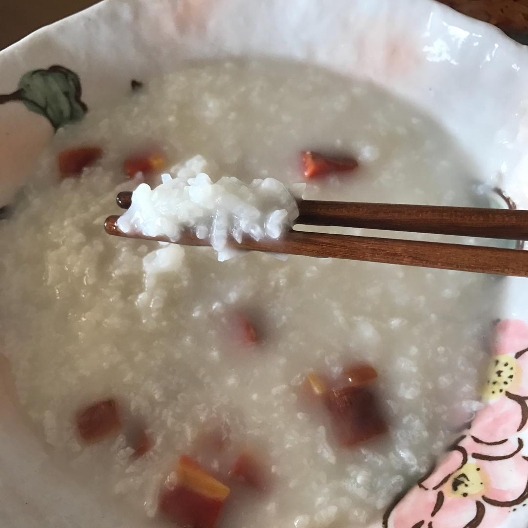 十分钟绵滑白粥