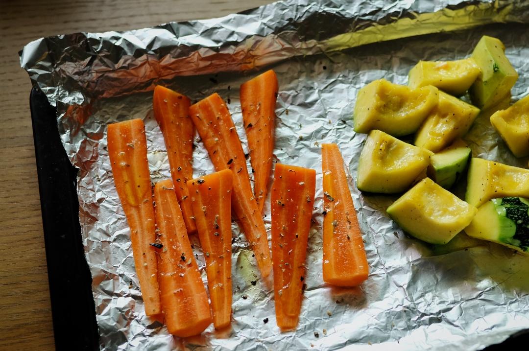 swanini做的照烧酱汁烤小胡萝卜