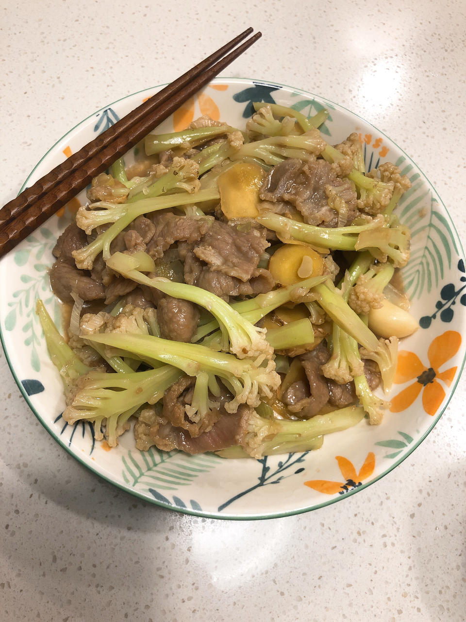 简单易做-椰菜花炒牛肉