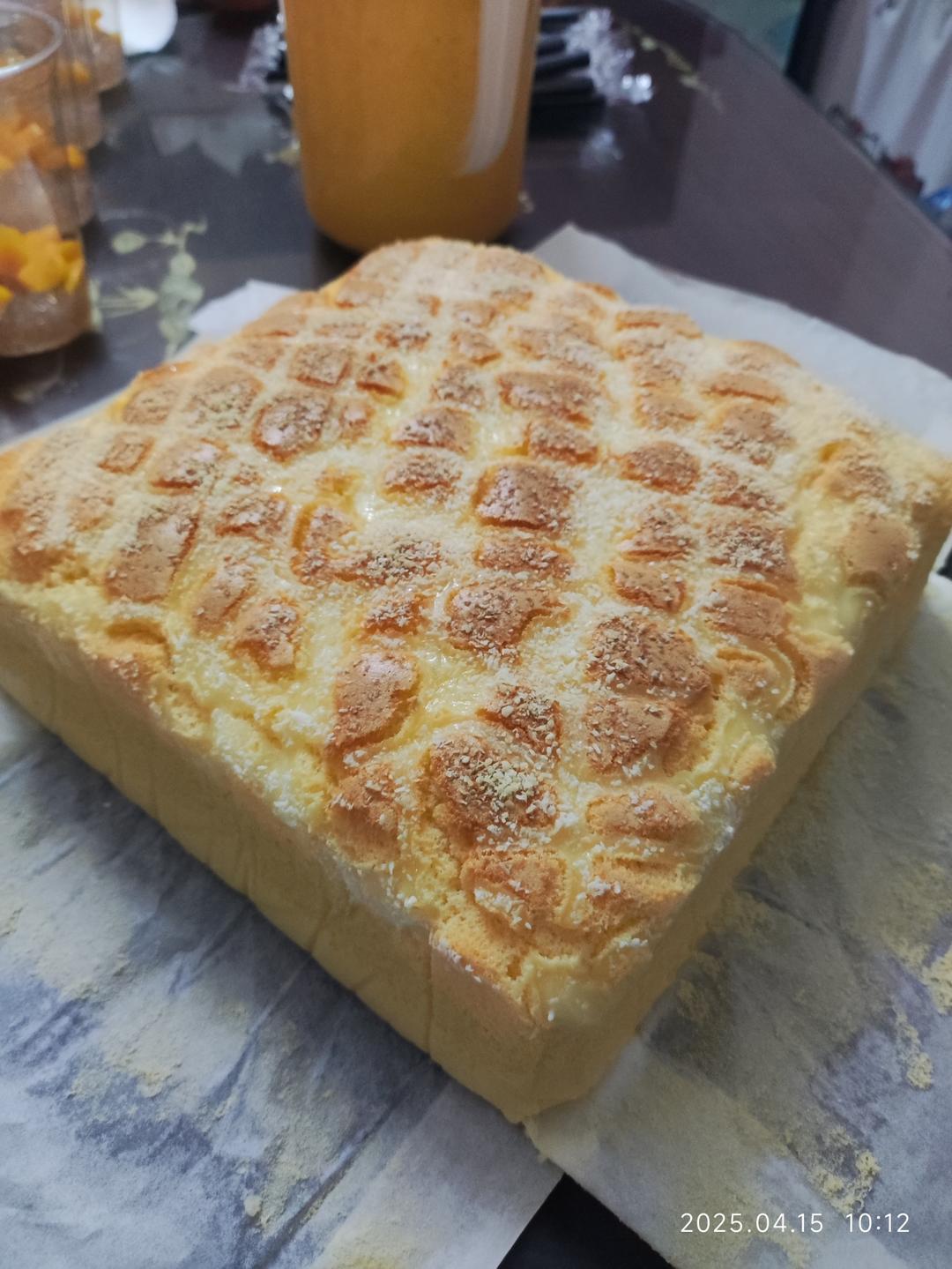 不需要水浴的古早蛋糕