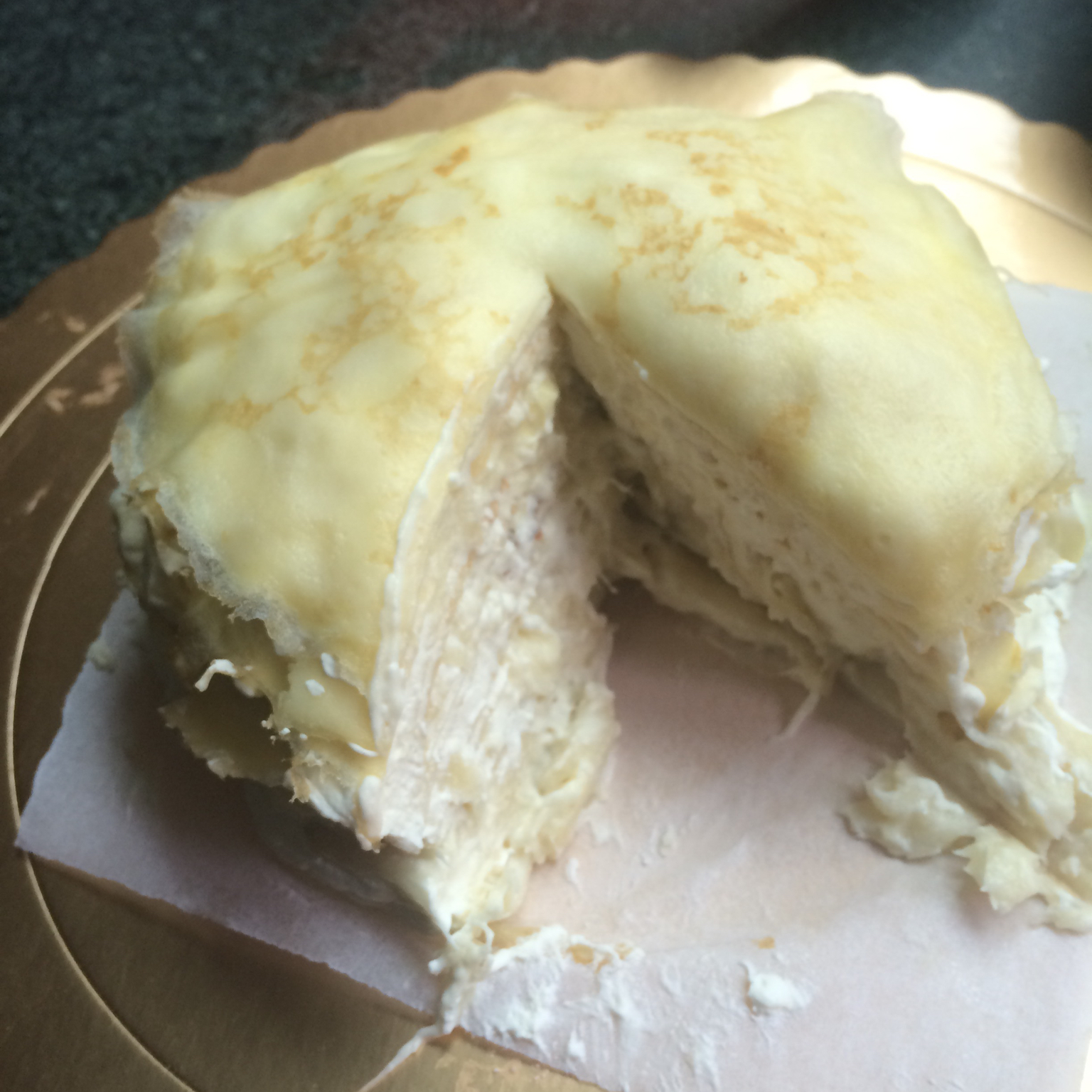 芒果千层蛋糕，100%成功告别煎皮无能