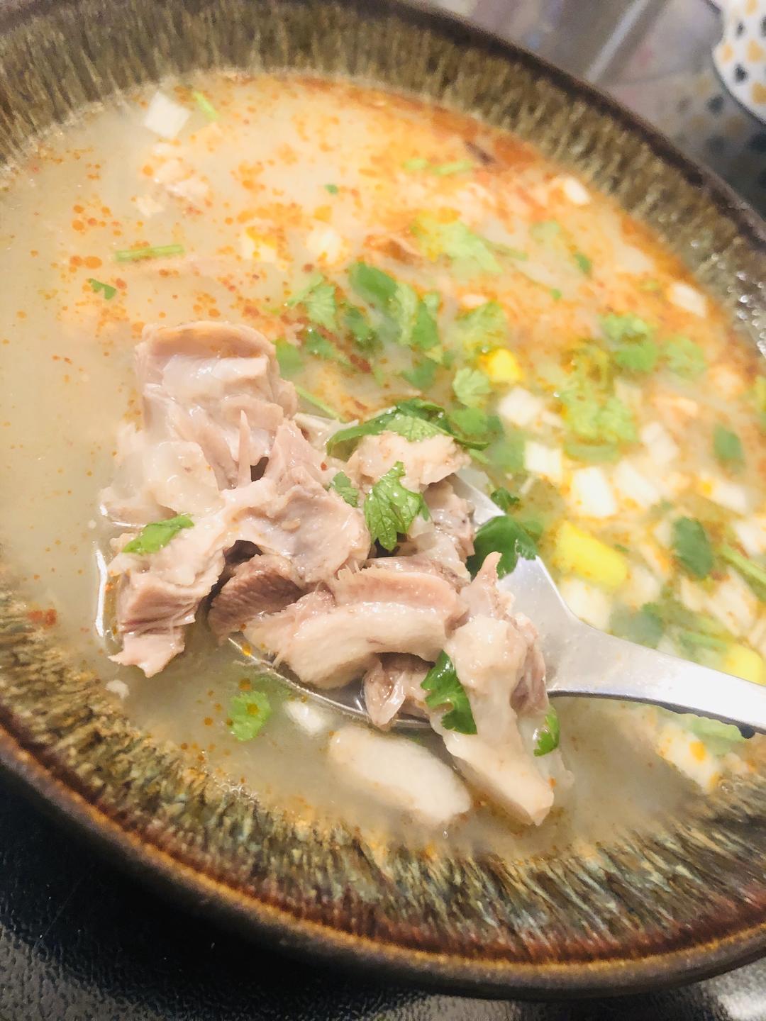 肢解半只羊➕一锅全羊汤的做法