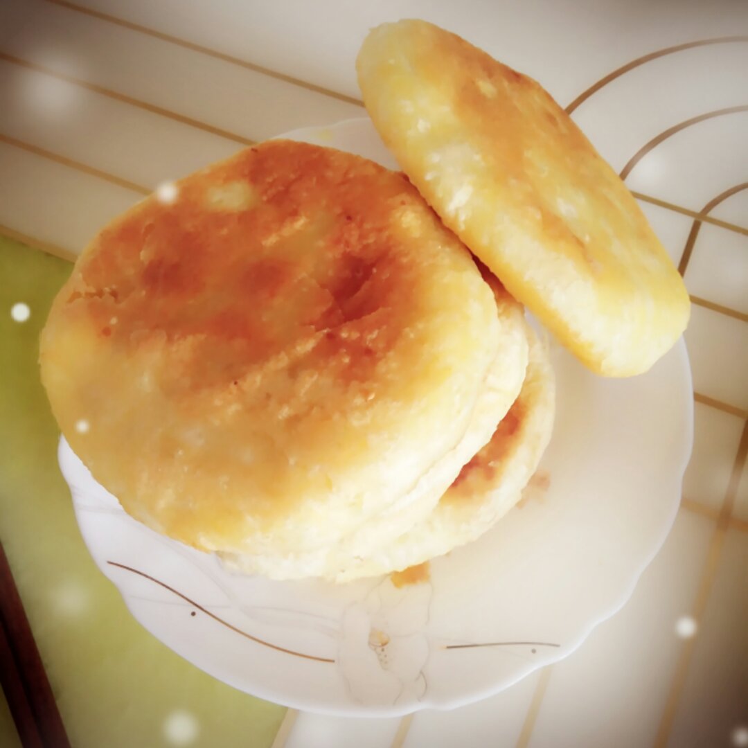 发面油酥小糖饼
