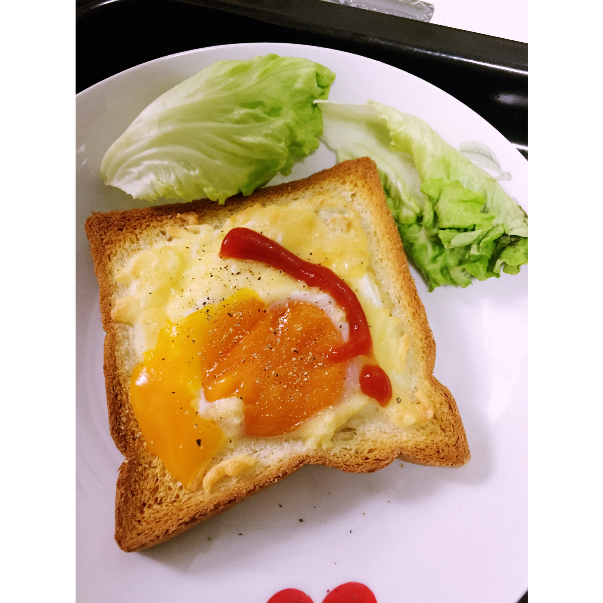 鸡蛋芝士烤吐司
