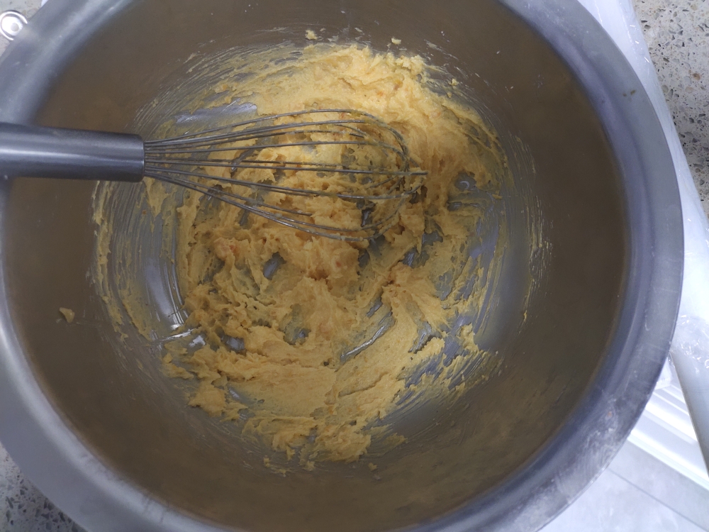 星空流沙软欧包，一口爆浆❤️冷藏发酵或直接法面包，咸蛋黄控必入的做法 步骤1