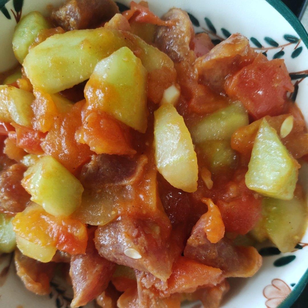 夏季最下饭的菜-番茄黄瓜