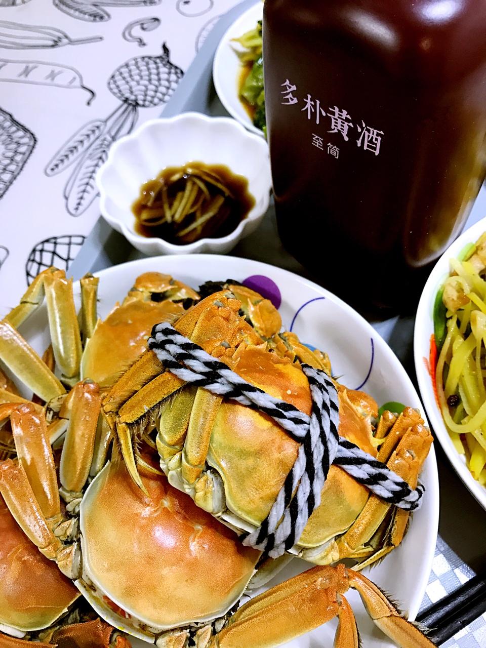 清蒸大闸蟹