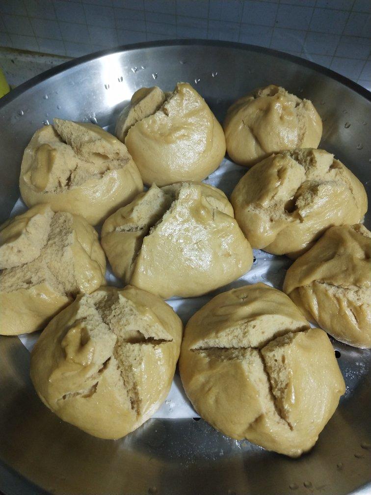 新手也能爆开花的老面红糖大枣开花馒头（泡打粉版or无泡打粉版）