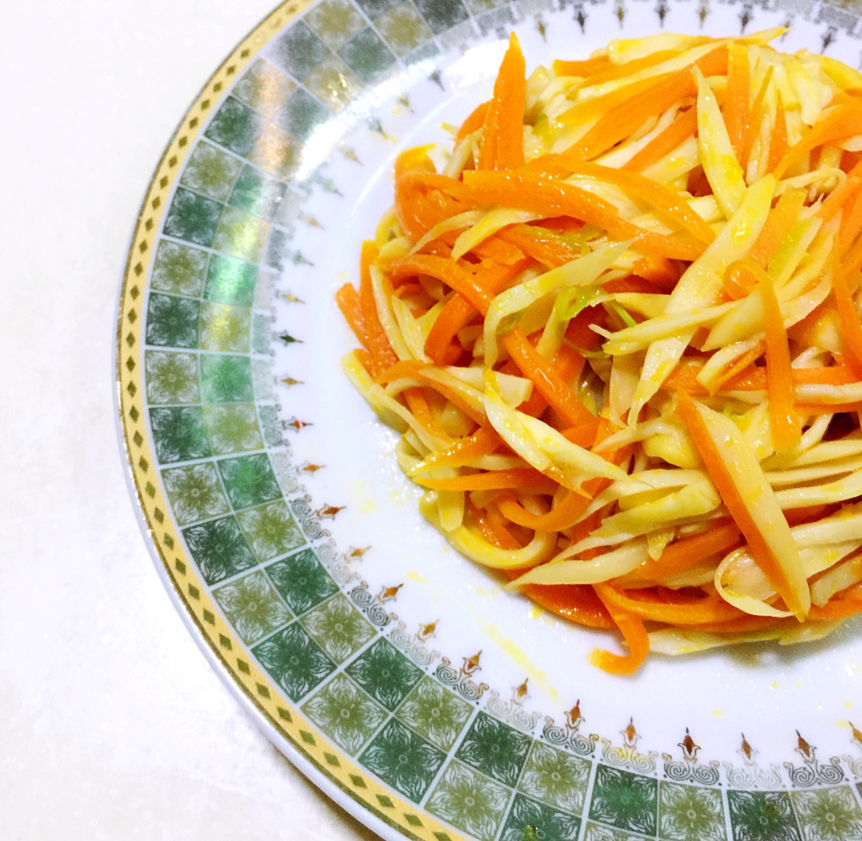 胡萝卜炒杏鲍菇