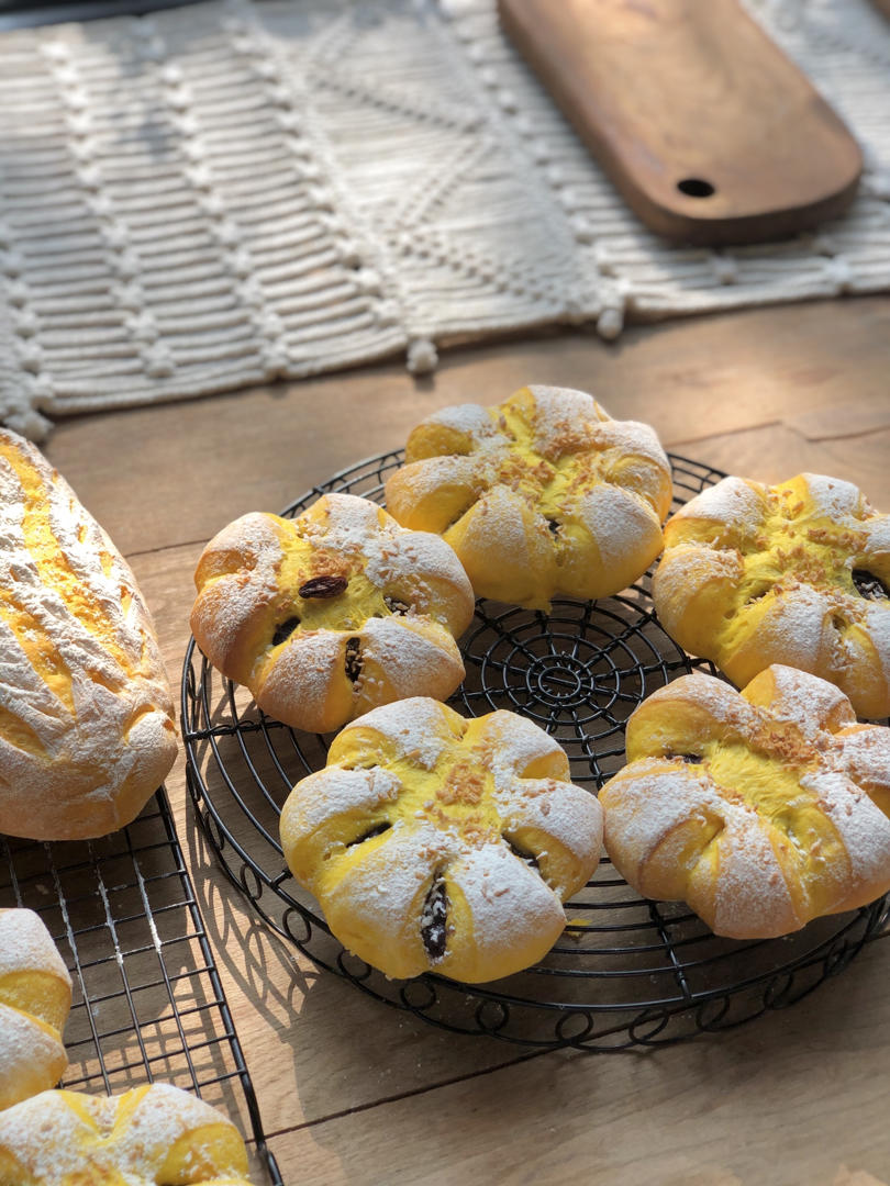 美味与颜值并存的南瓜🎃软欧面包