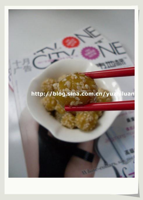 蜜汁薯球的做法