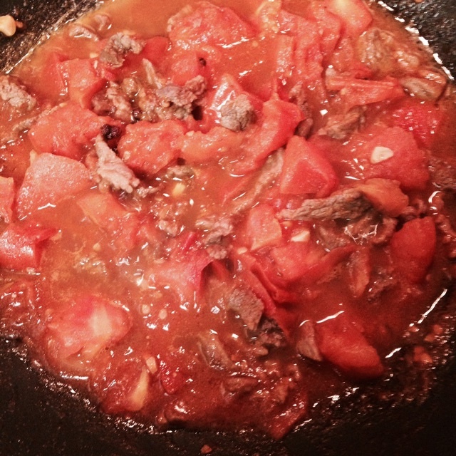 西红柿炒牛肉（懒人版 超好吃！）的做法