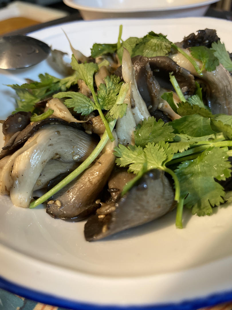 干煸平菇（有肉的味道）
