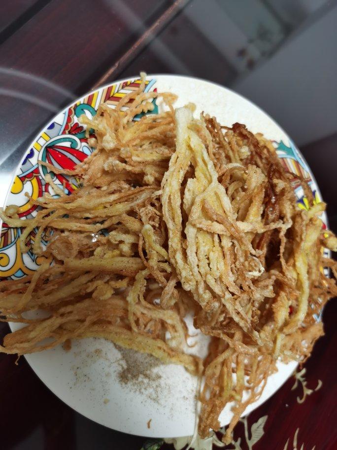 油炸椒盐金针菇