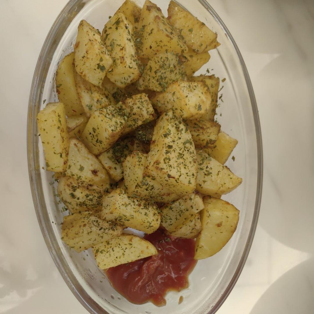 空气炸锅版烤薯角（烤土豆）