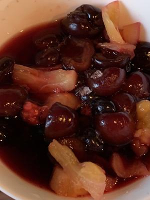 冷冻水果制作果酱 蓝莓车厘子柠檬酱的做法 步骤3