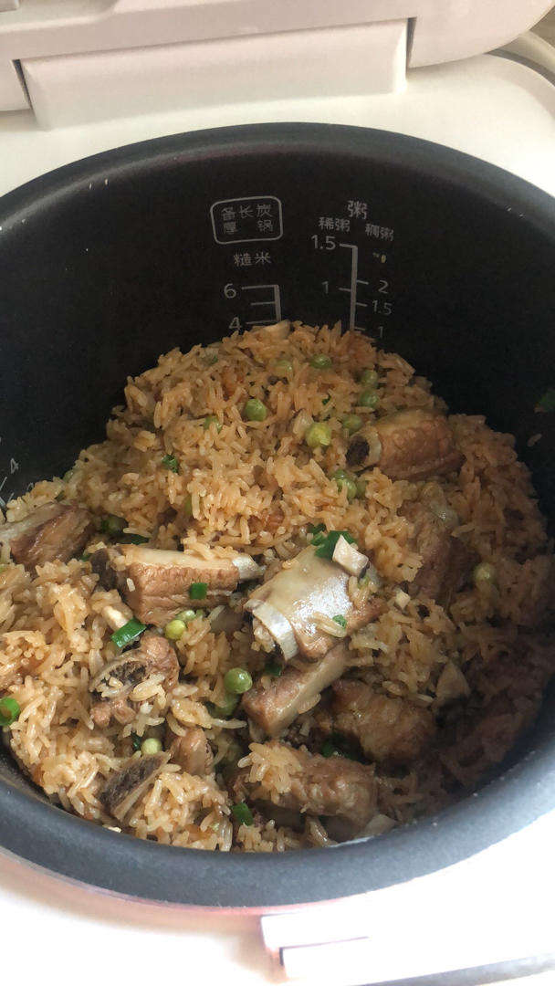 电饭锅排骨煲仔饭（焖饭）