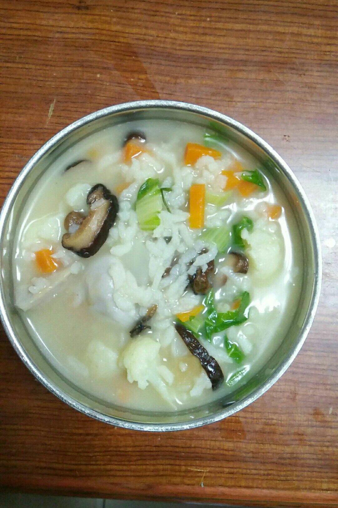 小奕学姐做的闽南咸稀饭