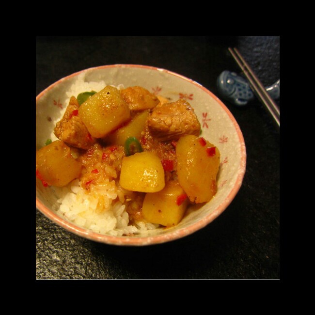 咖喱土豆鸡肉饭