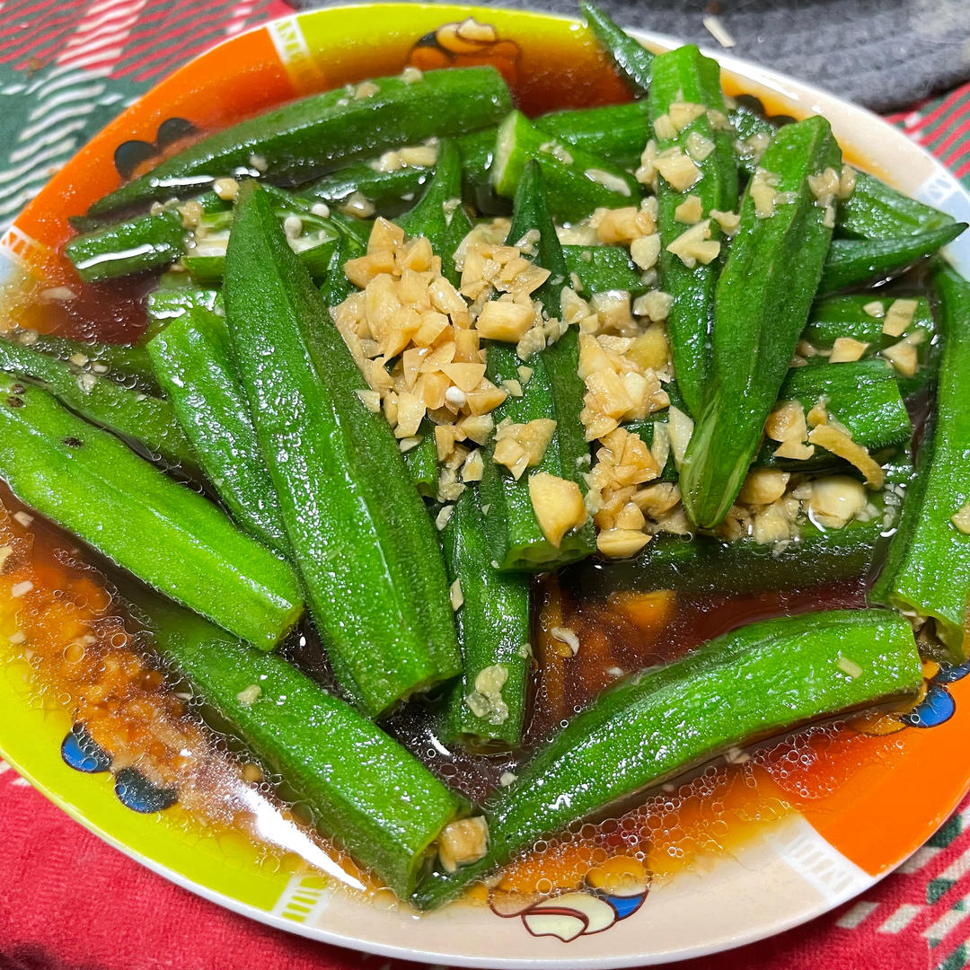 蒜蓉秋葵