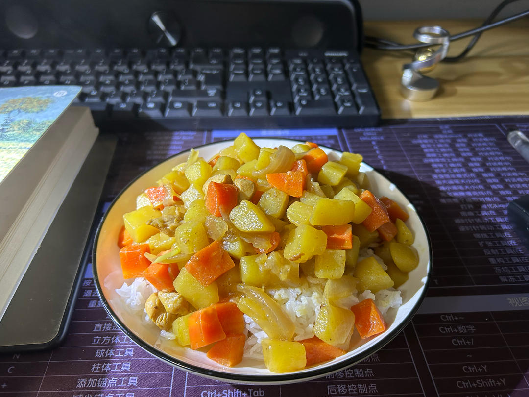 咖喱土豆鸡块