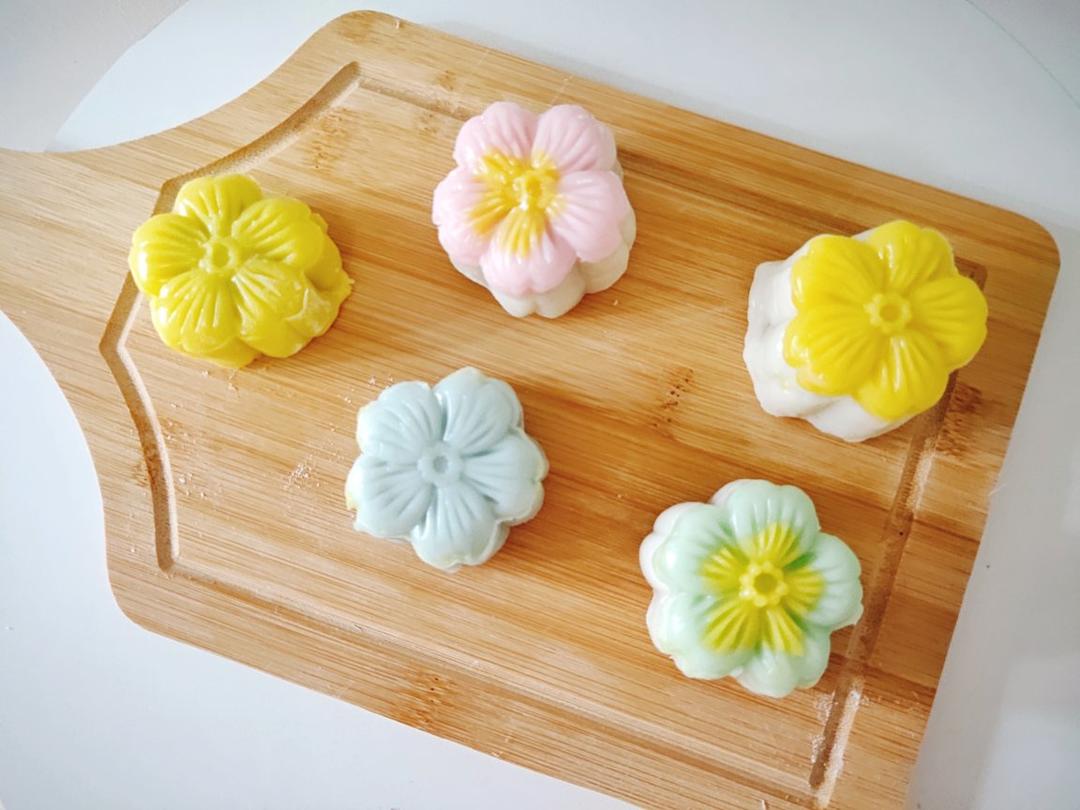 【视频】美到转圈㊙️给仙女吃的流心冰皮月饼🧚‍♀️