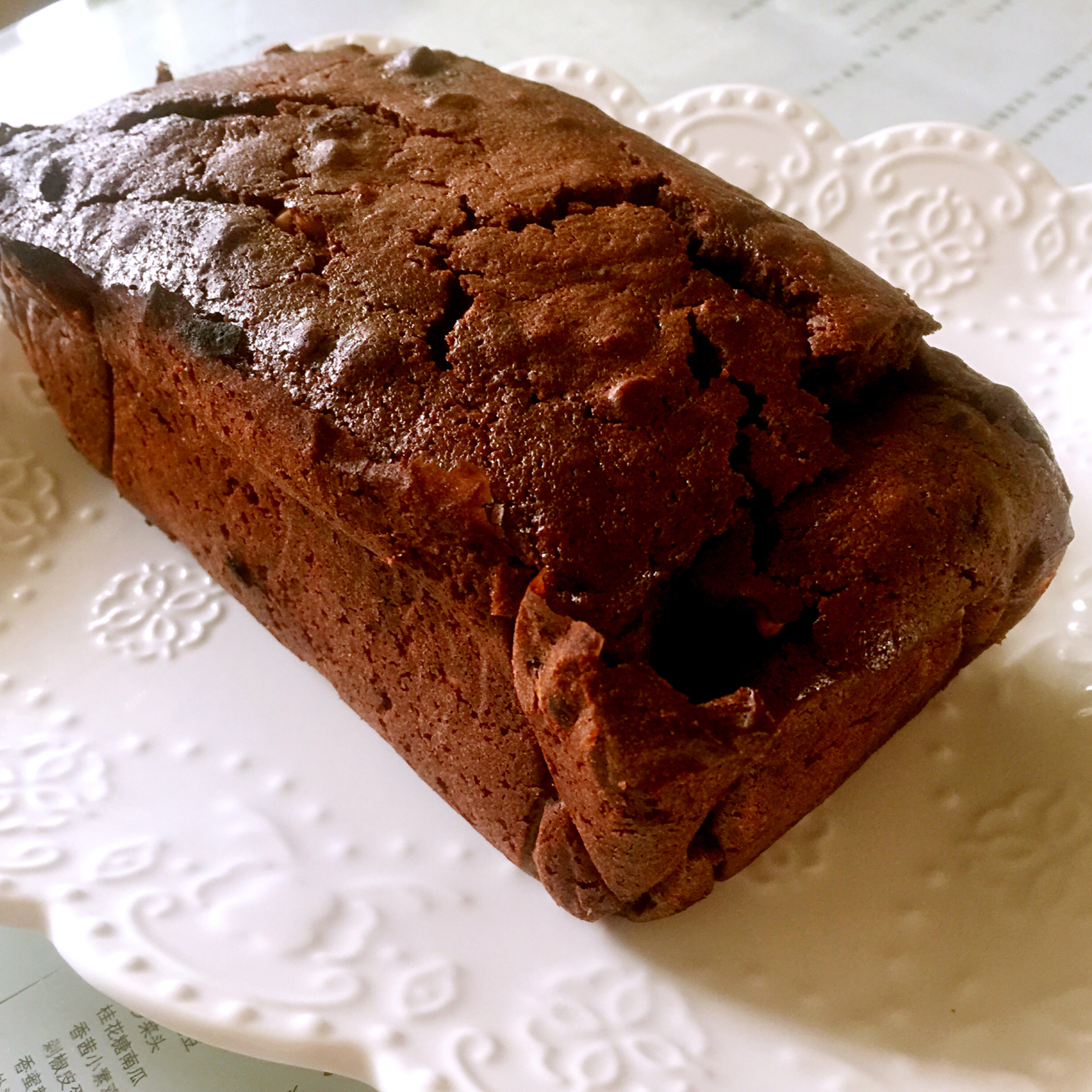 茄勾oma做的无油低卡浓厚豆腐布朗尼(全部热量只有一千卡☆)