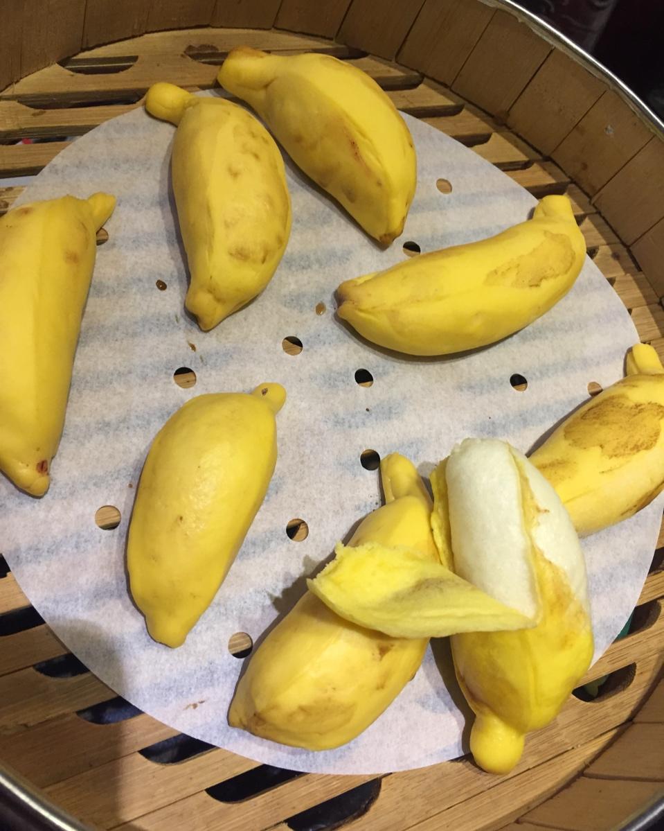 卡通馒头-象形香蕉馒头