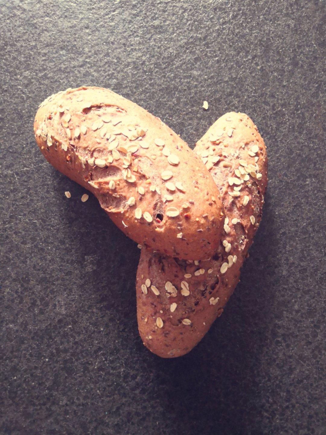 无油少糖胖胖黑麦吐司