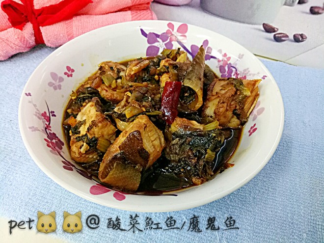 酸菜魟鱼 魔鬼鱼的做法步骤图 怎么做好吃 Pet猫猫 下厨房