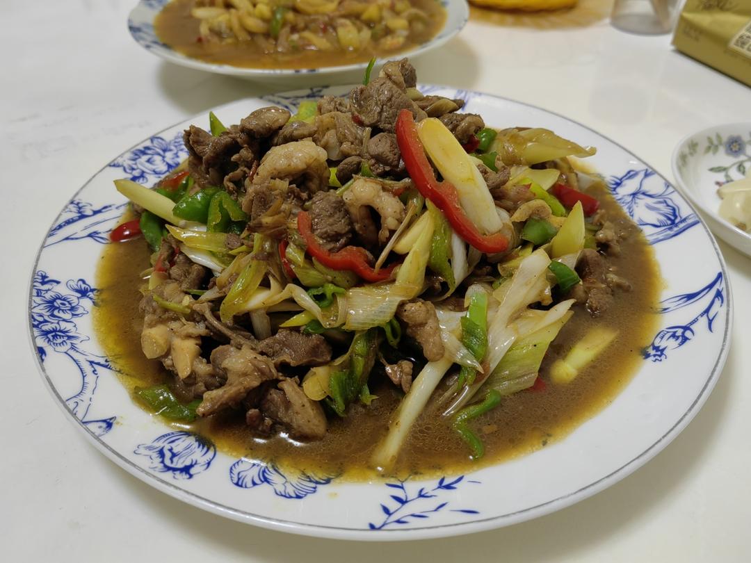 过油肉/新疆拉条子/新疆拌面/过油肉拌面（附过油肉炒制方法）