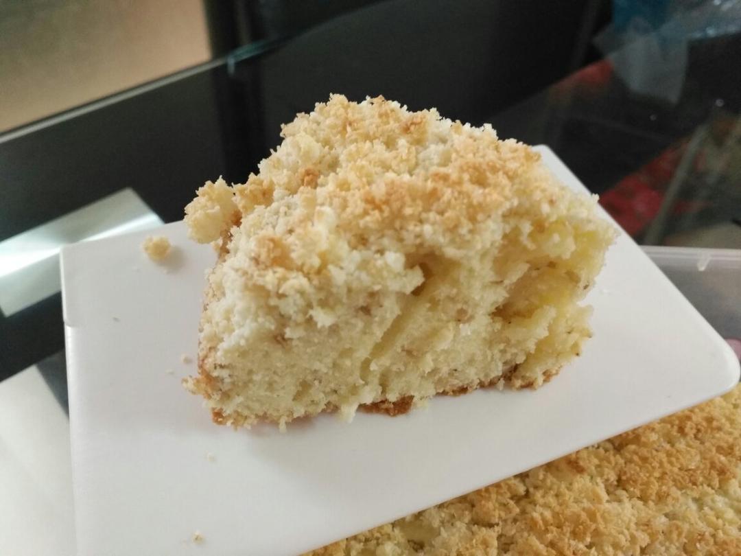 黑芝麻椰蓉酥粒磅蛋糕