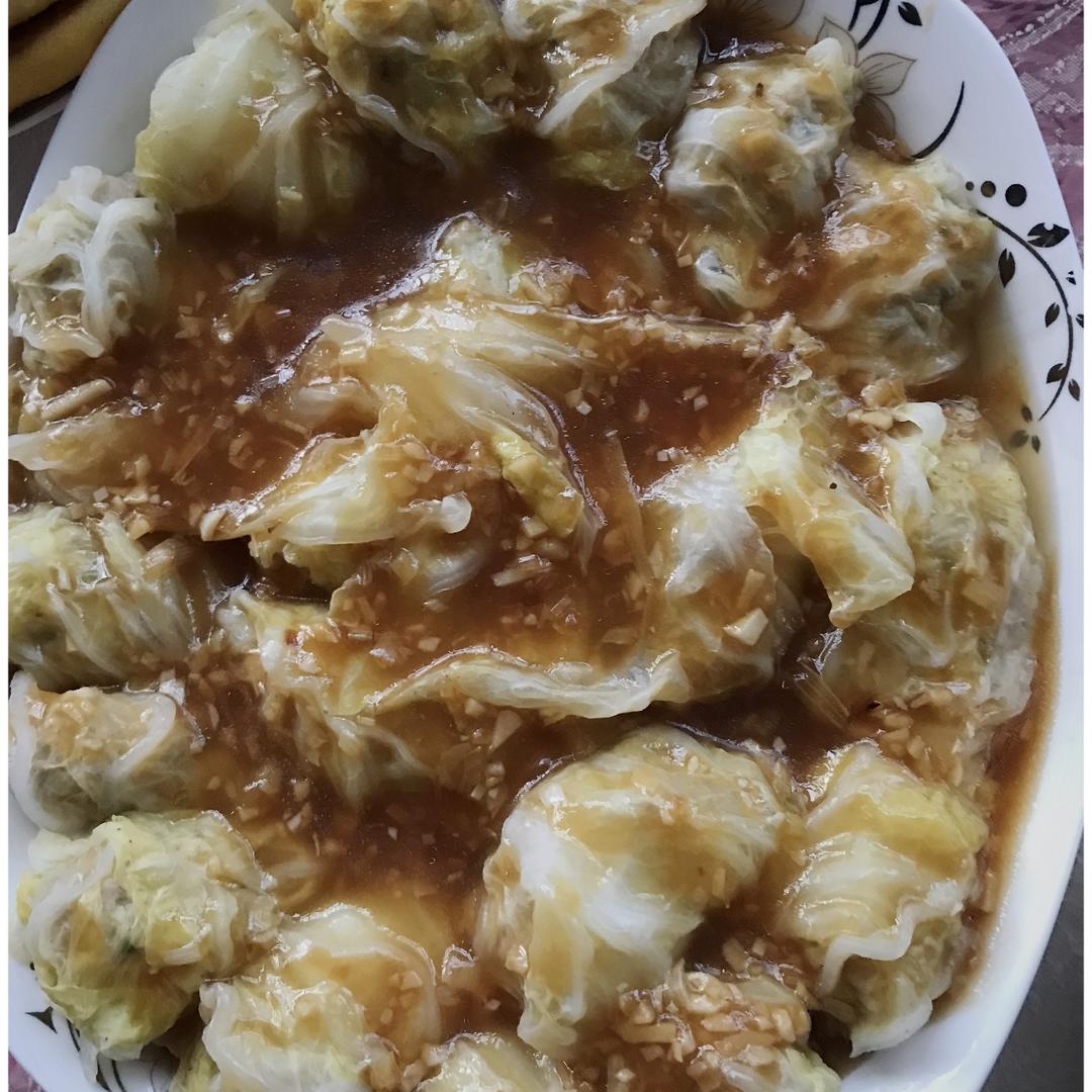肉酿白菜卷
