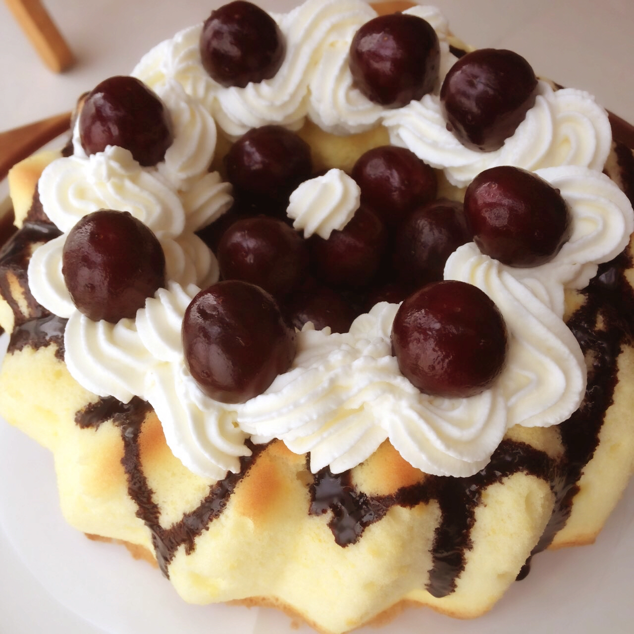 超好记八寸戚风蛋糕（后蛋法）