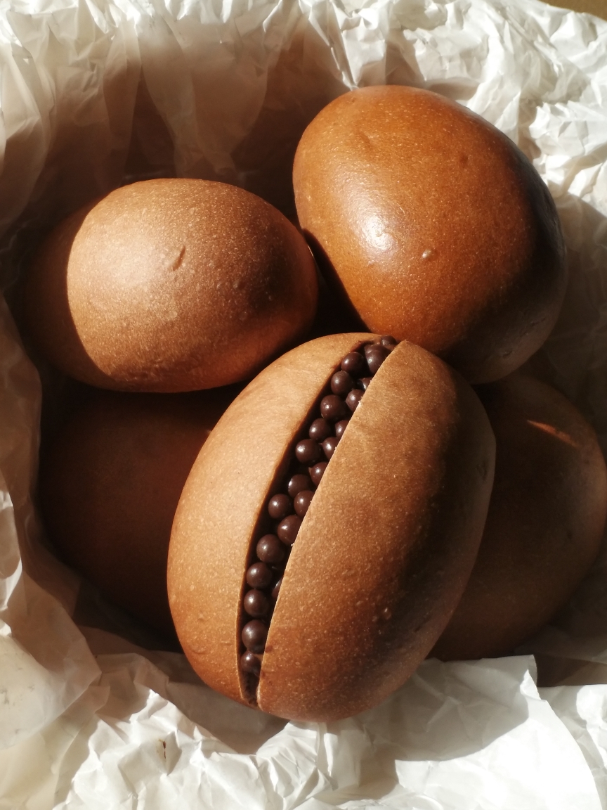 日本東京で人気の💝巧克力脆脆面包