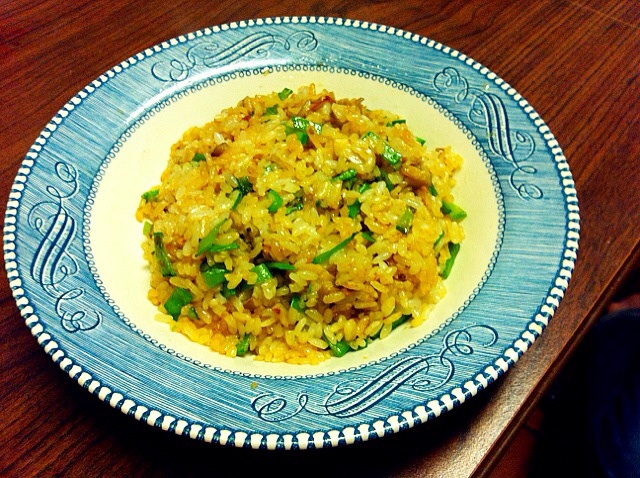 香菇胡萝卜蛋炒饭