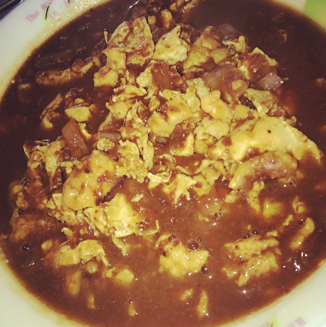 大酱炒鸡蛋（超级下饭菜）