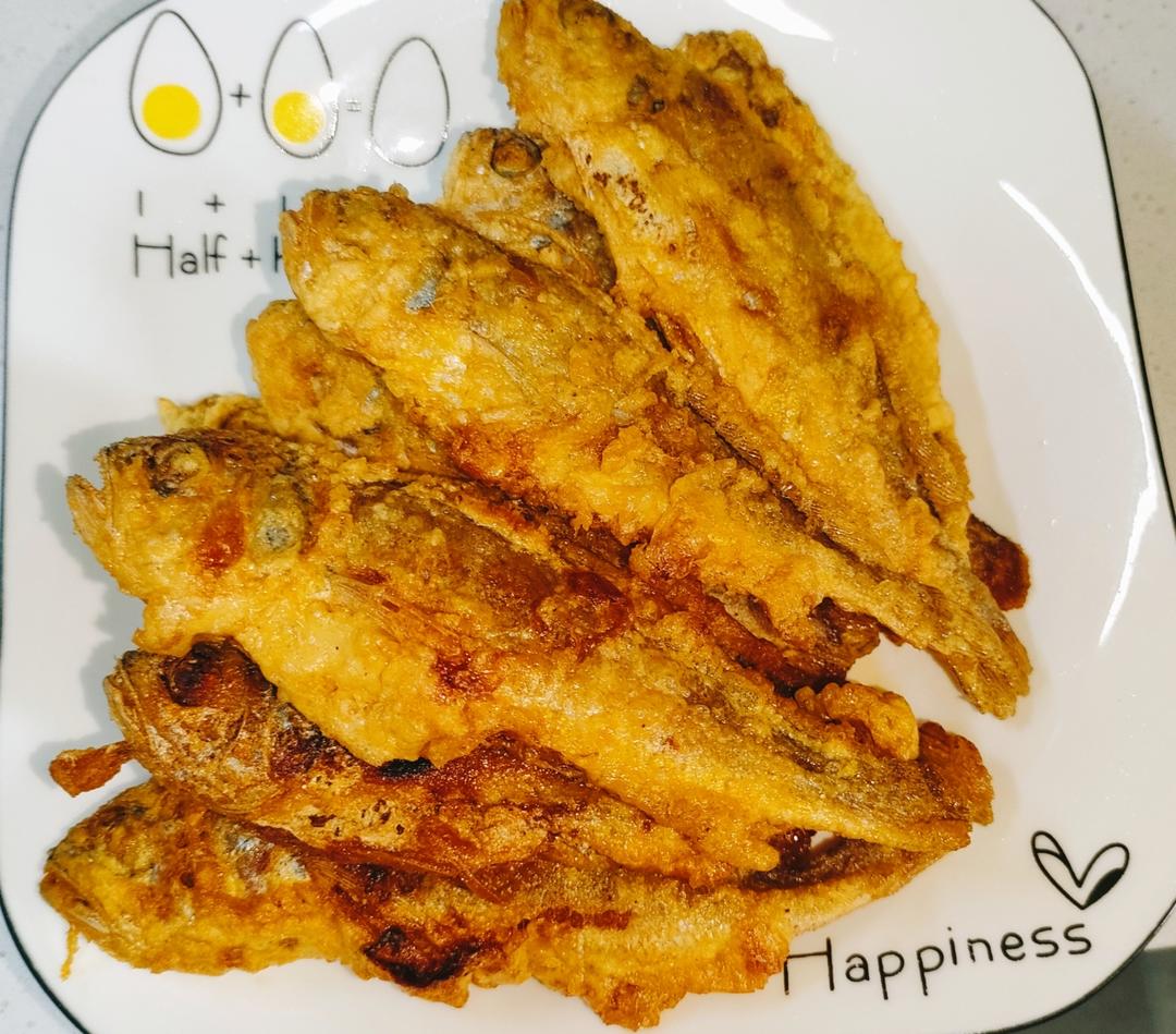 干炸黄花鱼：酥脆鲜香，家的味道