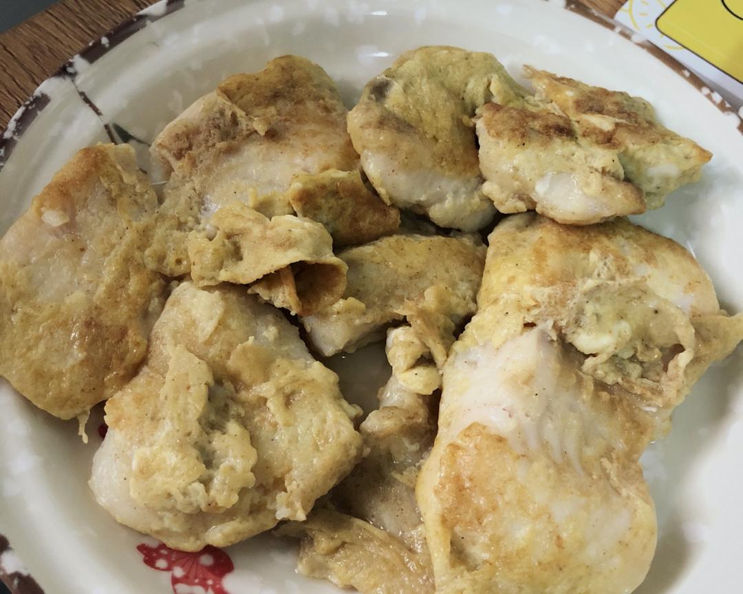 蛋煎龙利鱼的做法