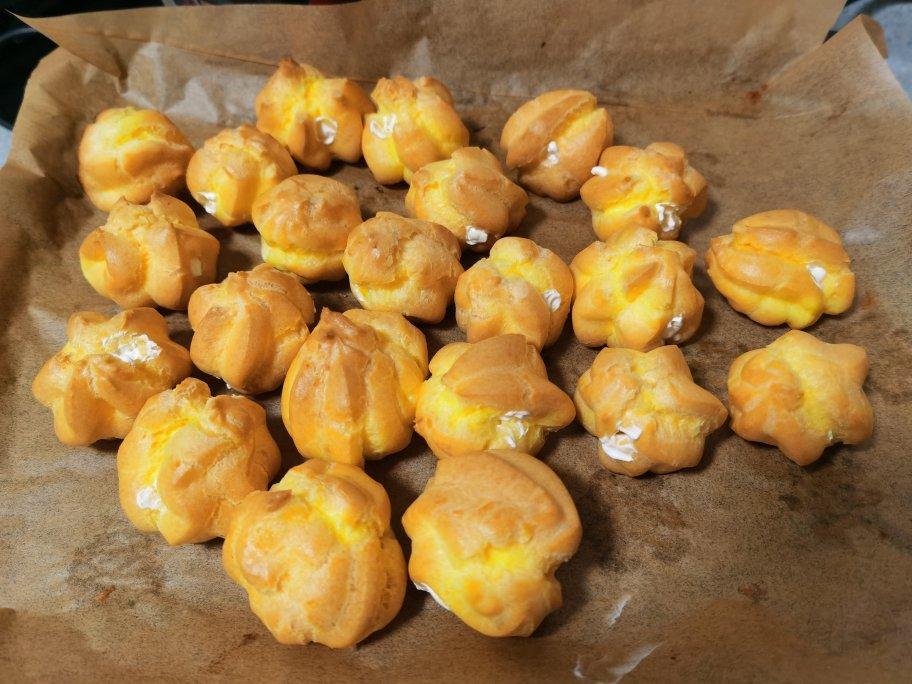 简单易成功的奶油小泡芙做法
