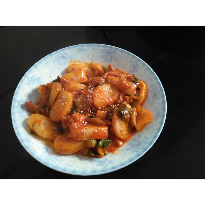 泡菜炒年糕