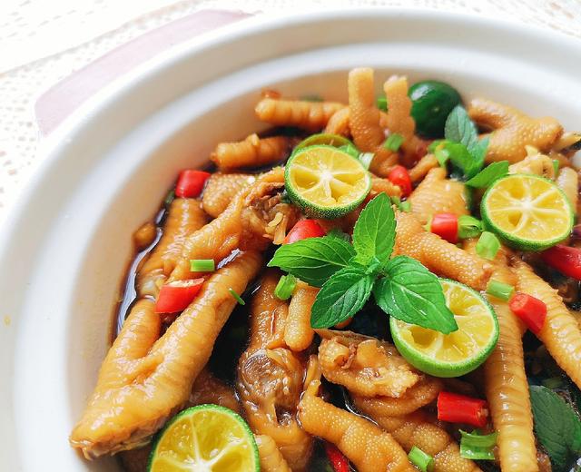 青柠百香果鸡爪爪的做法