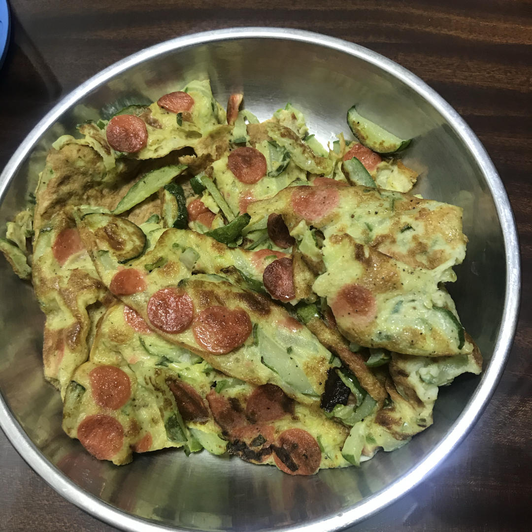 10分钟快手早餐～茭瓜丝饼