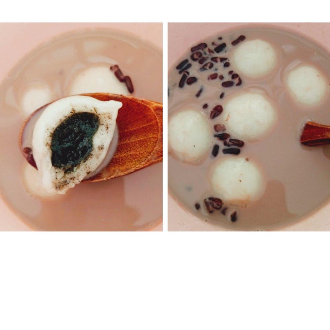 牛奶红豆汤圆