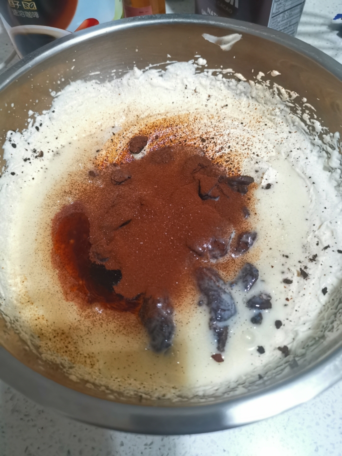 各种味的冰激凌通用模板（咖啡奥利奥）的做法 步骤6