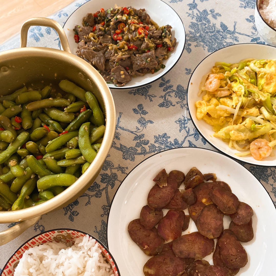 超级好吃嫩滑鲜美的韭黄滑蛋虾仁～你会✅了嘛😘