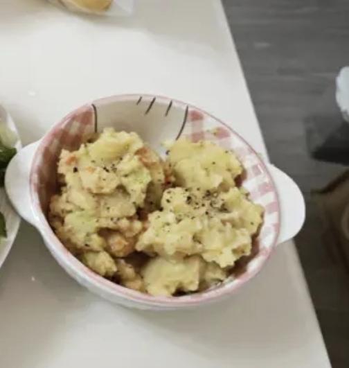 10分钟微波炉土豆泥