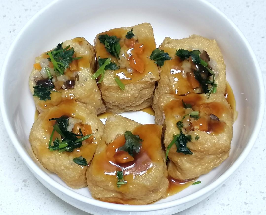 快手油豆腐酿肉