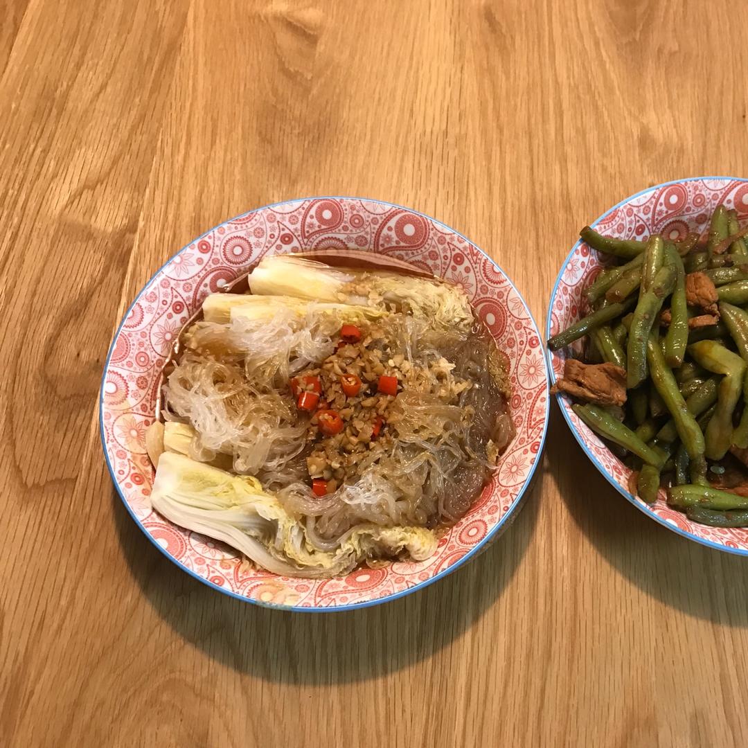 蒜蓉粉丝蒸娃娃菜